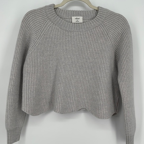 Wilfred Sweaters - Wilfred Sardou Knit Sweater size M, Light Gray